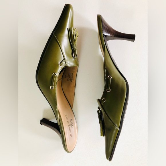 Stuart Weitzman Black silk peau de soie  rhinestone strap 4"heel sandals 8 1/2 M - Picture 15 of 15